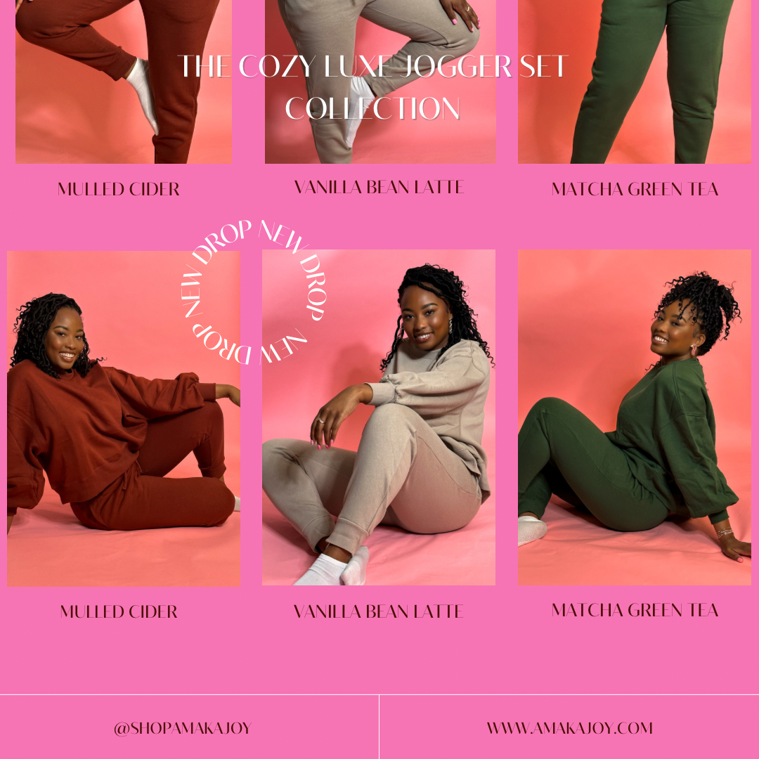 The Cozy Luxe Jogger Set Collection – Amaka Joy Boutique