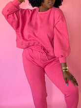 Load image into Gallery viewer, Rosè Pink Luxe Jogger Set
