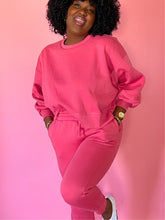 Load image into Gallery viewer, Rosè Pink Luxe Jogger Set
