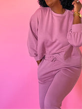 Load image into Gallery viewer, Blush Pink Jogger Set
